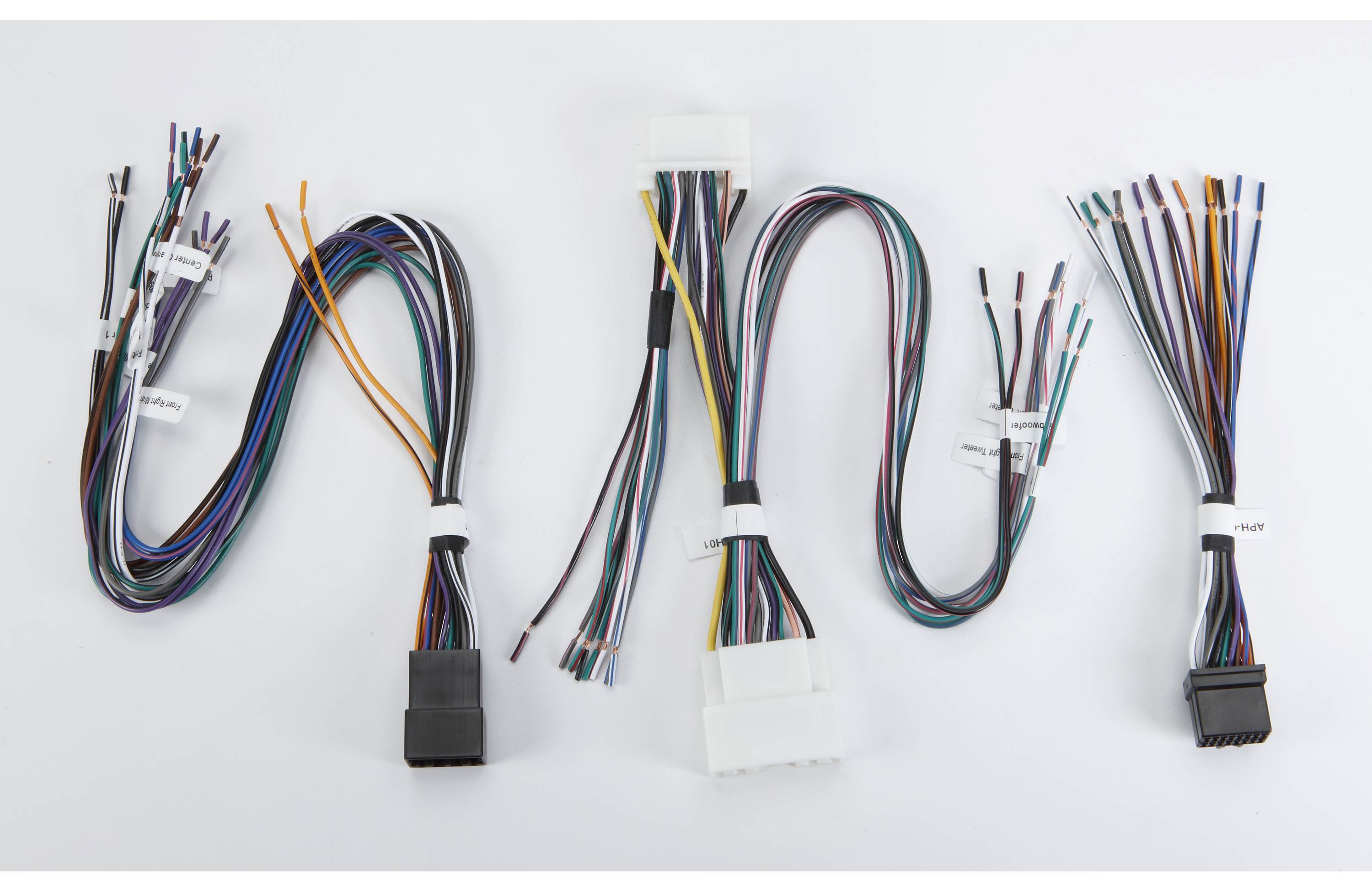 PAC APH-CH01 AmpPro Harness in select 2007-2018 Chrysler, Dodge, Jeep, and RAM vehicles with factory amp