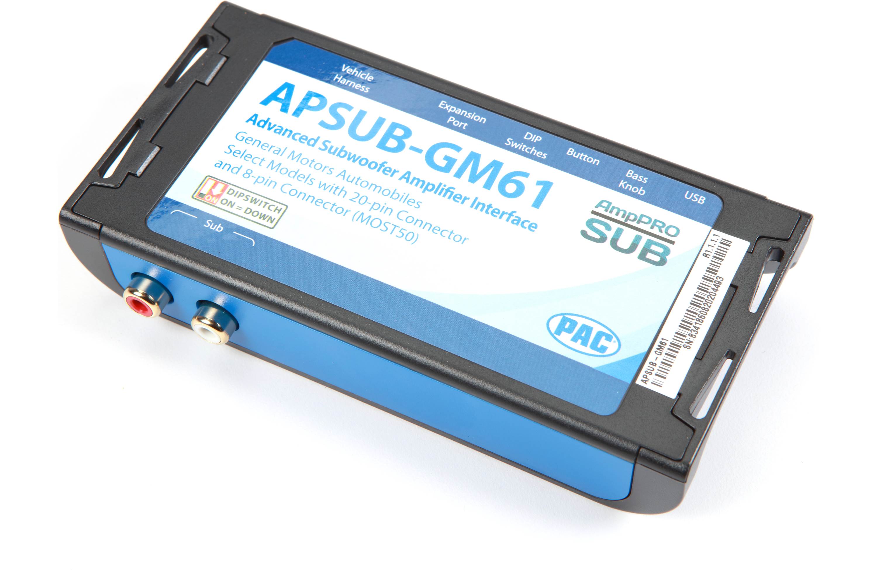 PAC APSUB-GM61 AmpPRO SUB Wiring Interface select 2014-19 GM vehicles