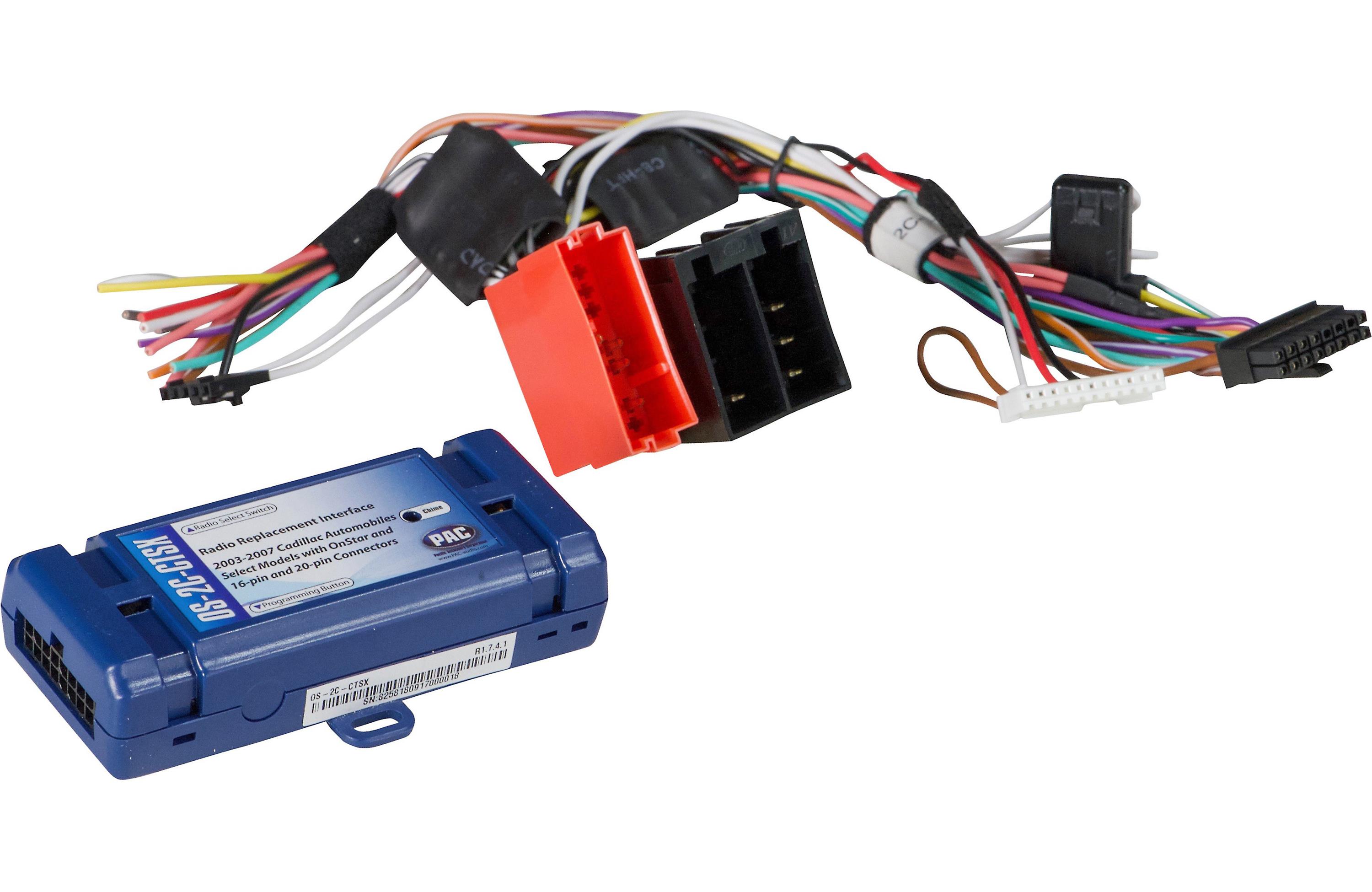 PAC OS-2C-CTSX Wiring Interface amplified audio system in 2003-07 Cadillac CTS or SRX models