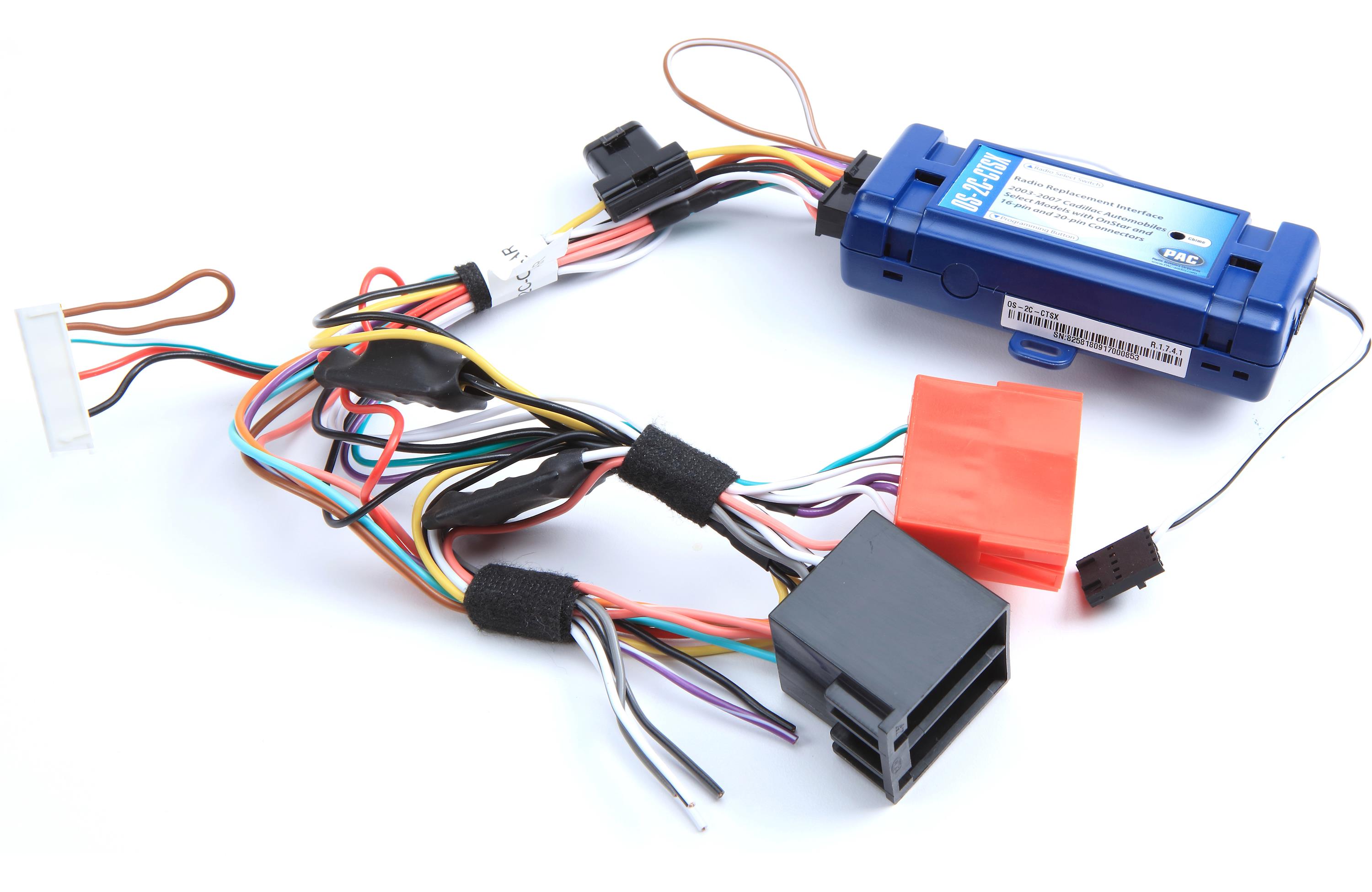 PAC OS-2C-CTSX Wiring Interface amplified audio system in 2003-07 Cadillac CTS or SRX models
