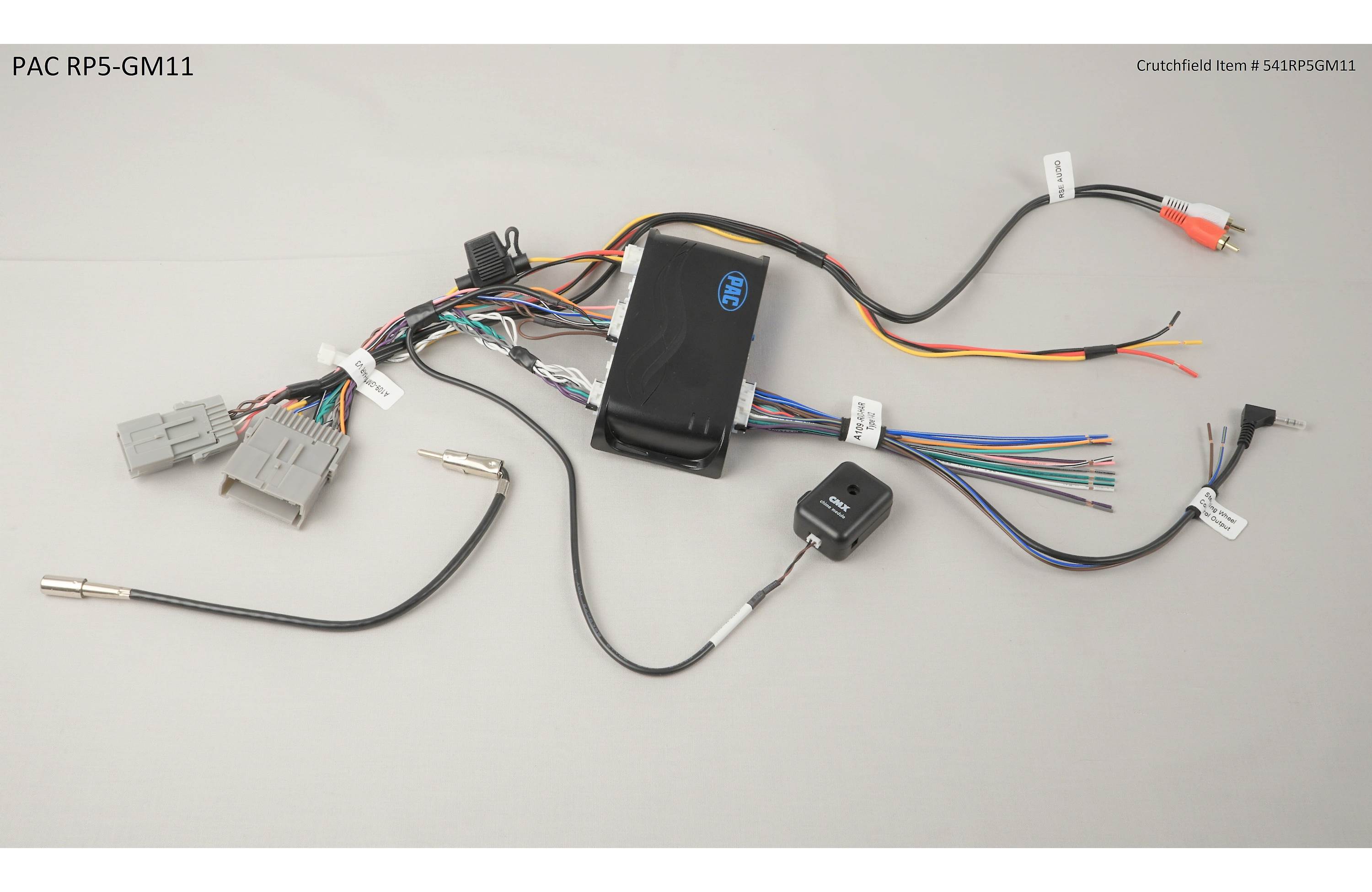 PAC RP5-GM11 Wiring Interface in select 2000-14 GM vehicles
