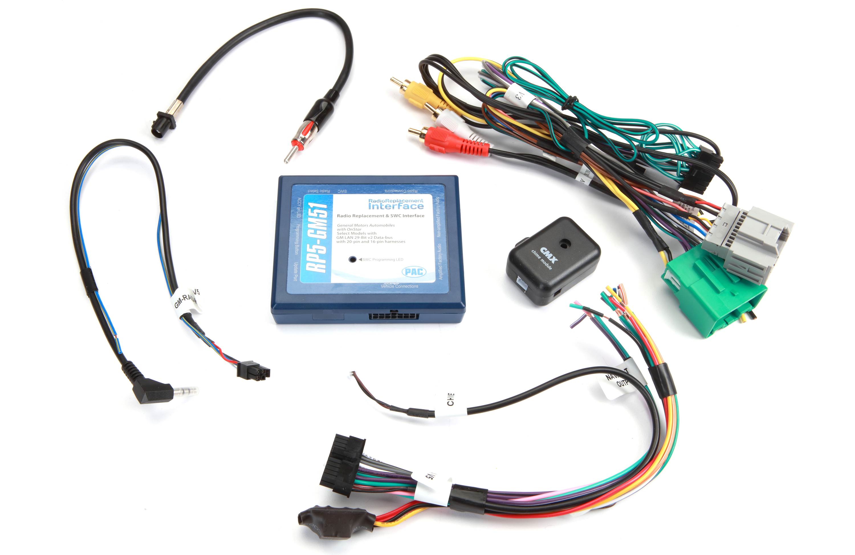 PAC RP5-GM51 Wiring Interface RadioPro Radio Replacement Interface With Built In OnStar Retention