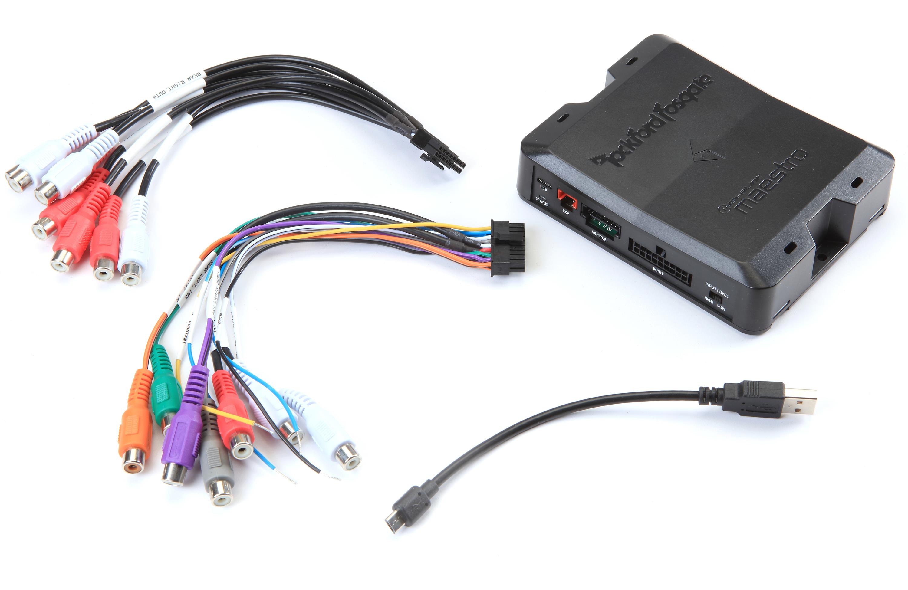 Rockford Fosgate DSR1 Digital signal processor with Maestro AR amp replacement module