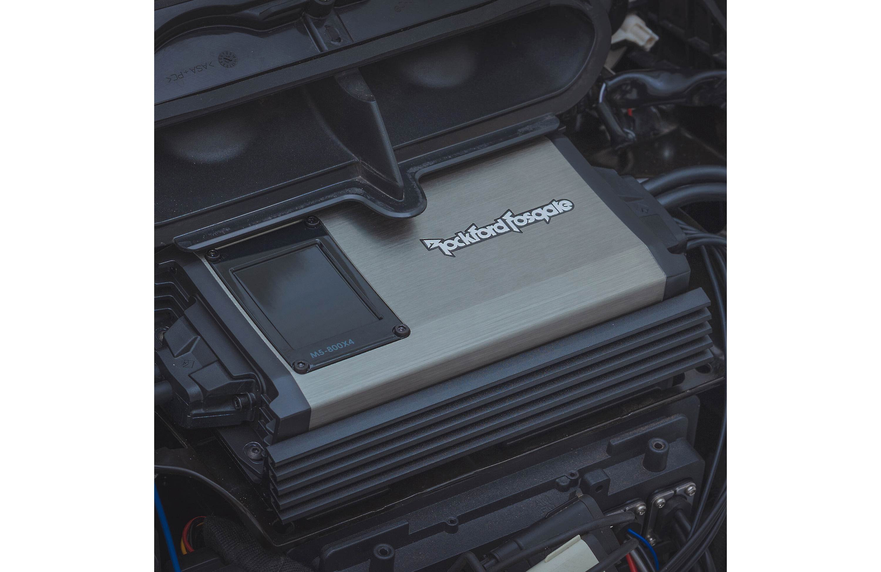 Rockford Fosgate RFK-HD14M5 Amp installation kit — install an amplifier in select 2014-up Harley-Davidson motorcycles