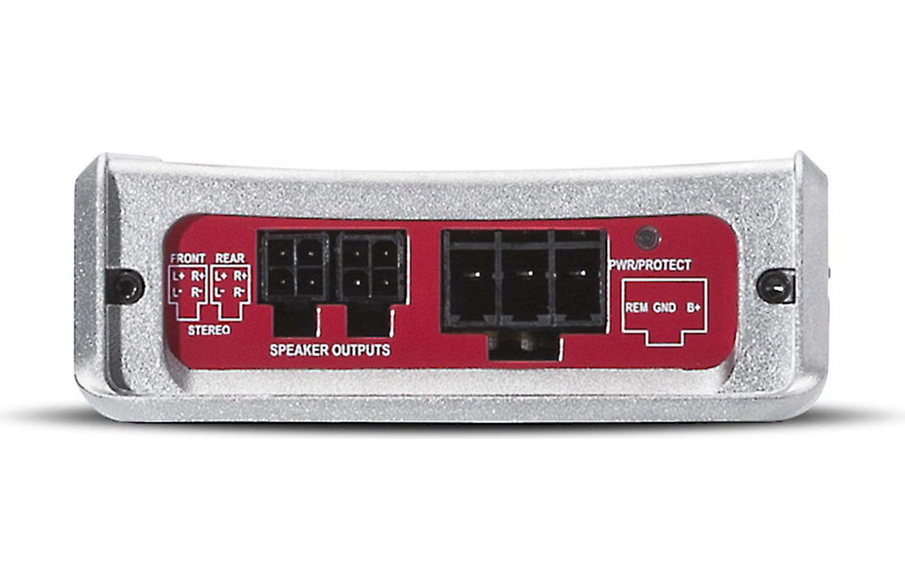 Rockford Fosgate Punch PBR400X4D Compact 4-channel car amplifier — 50 watts RMS x 4