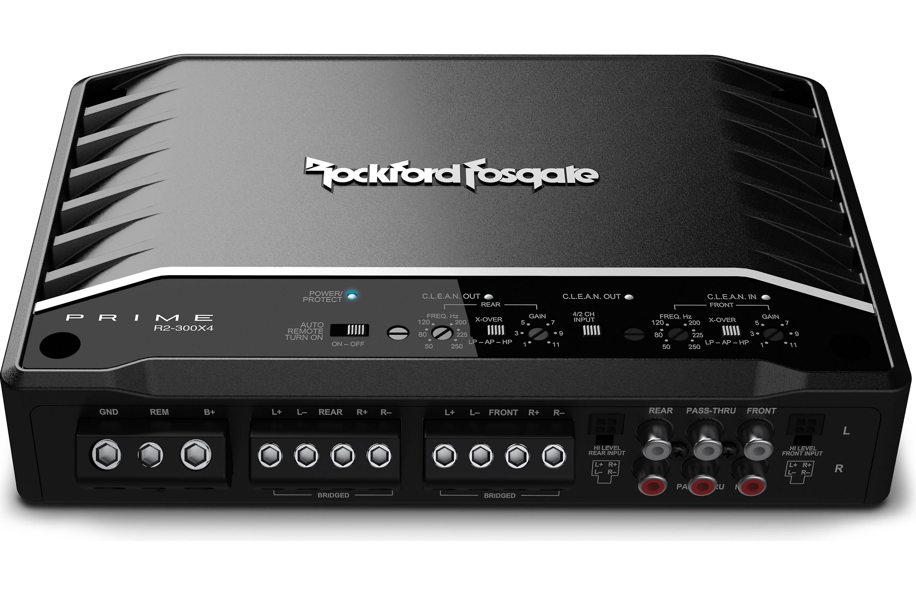 Rockford Fosgate R2-300X4 Prime Series 4-channel car amplifier — 50 watts RMS x 4