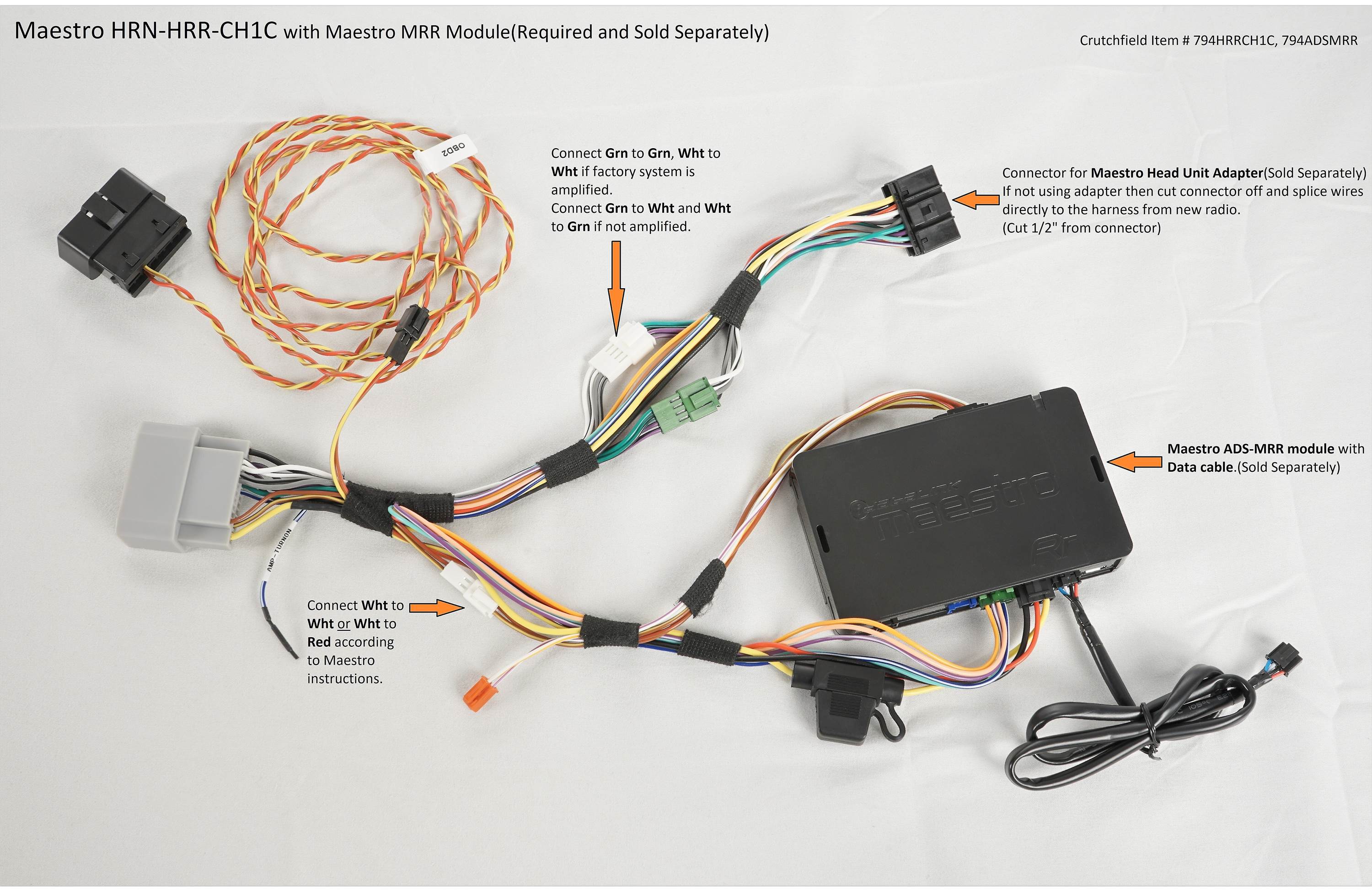 iDatalink HRN-HRR-CH1 factory amp in select 2007-20 Chrysler-made vehicles