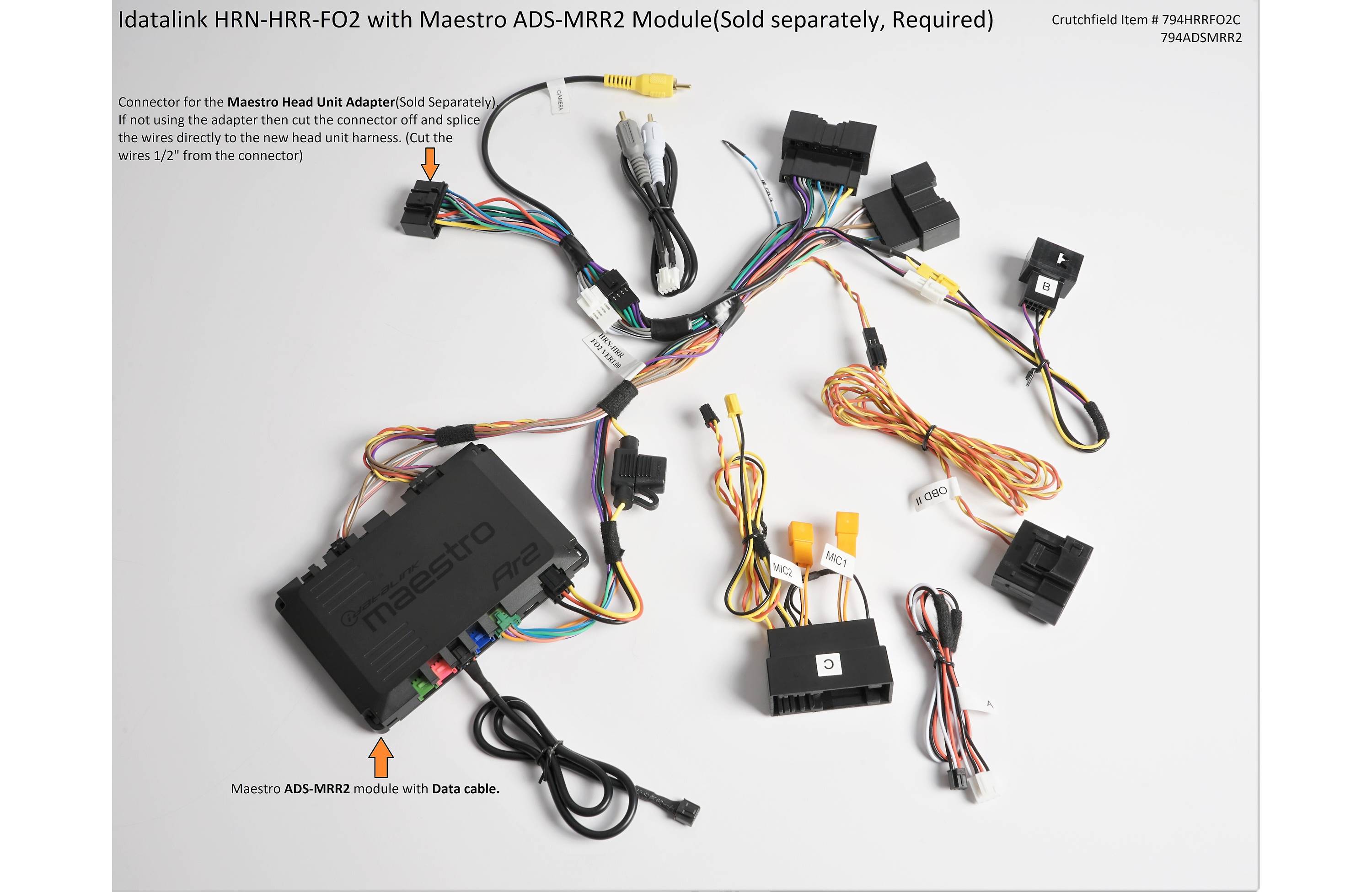 iDatalink HRN-HRR-FO2 factory amp on select Ford vehicles