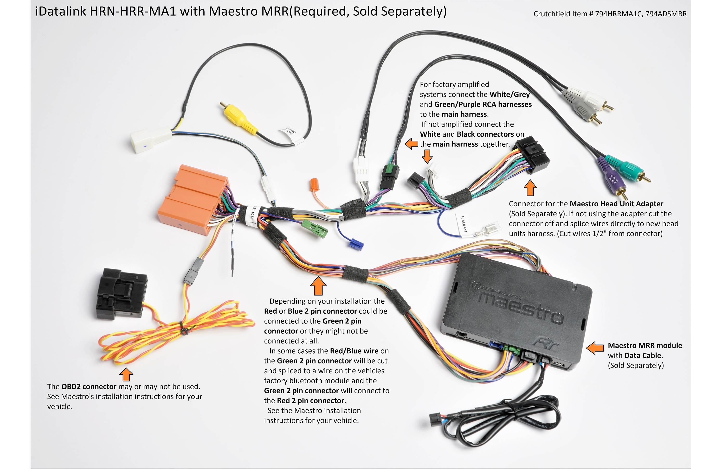 iDatalink HRN-HRR-MA1 in select 2006-18 Mazda vehicles