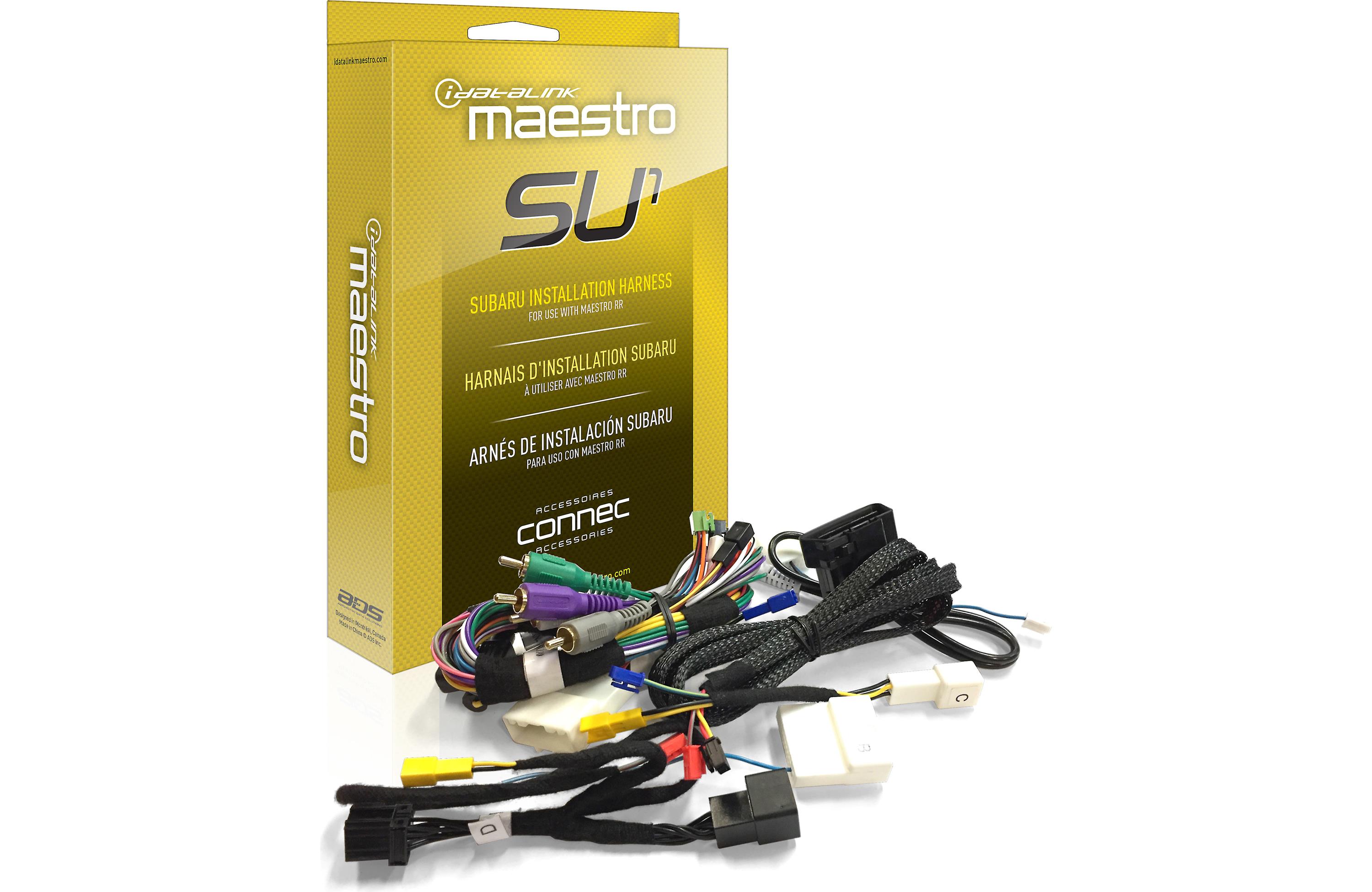 iDatalink HRN-RR-SU1 Radio replacement T-harness for for select Subaru vehicles 2008-2015