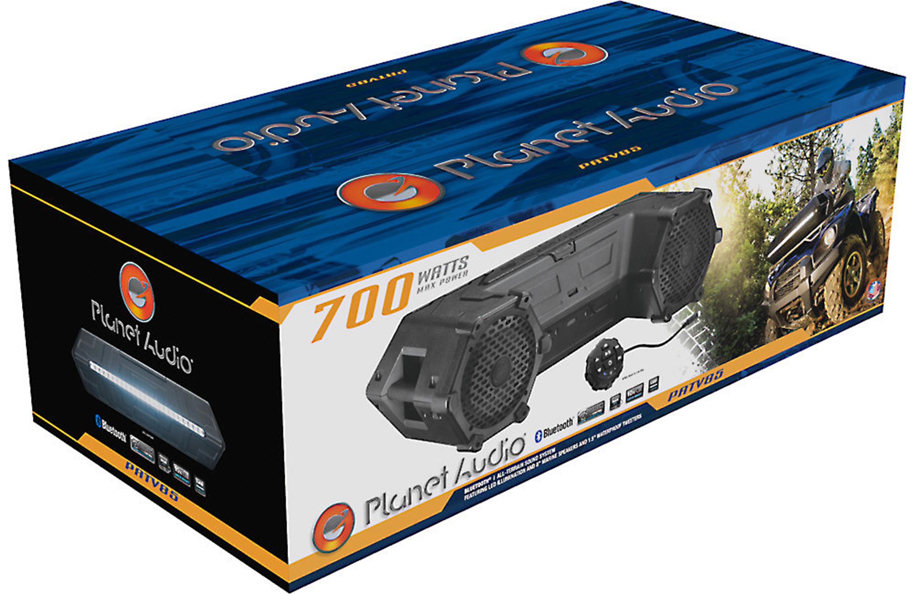 Planet Audio PATV85 All-terrain Bluetooth amplified sound system with 8