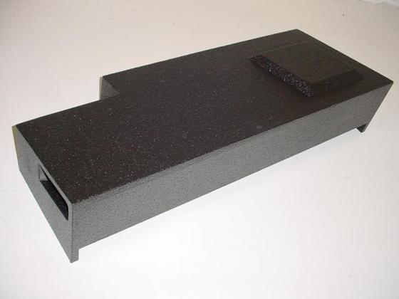 2014 - 2018 Chevy Crew Cab Single Ported Pro-Carpeted Subwoofer Box 1X12