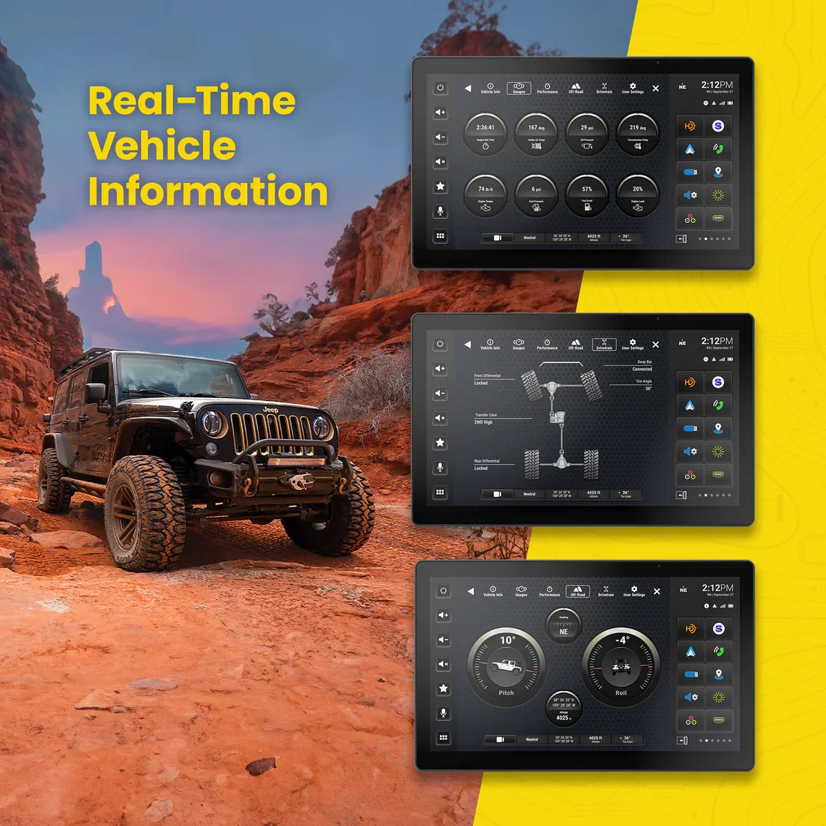 HORIZON12 Jeep Wrangler JK (2011-2018) 12.8
