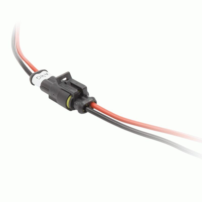 Install Bay IBWTH16 16 GA Waterproof 2 Conductor Plug-in Connector M/F 1 PC