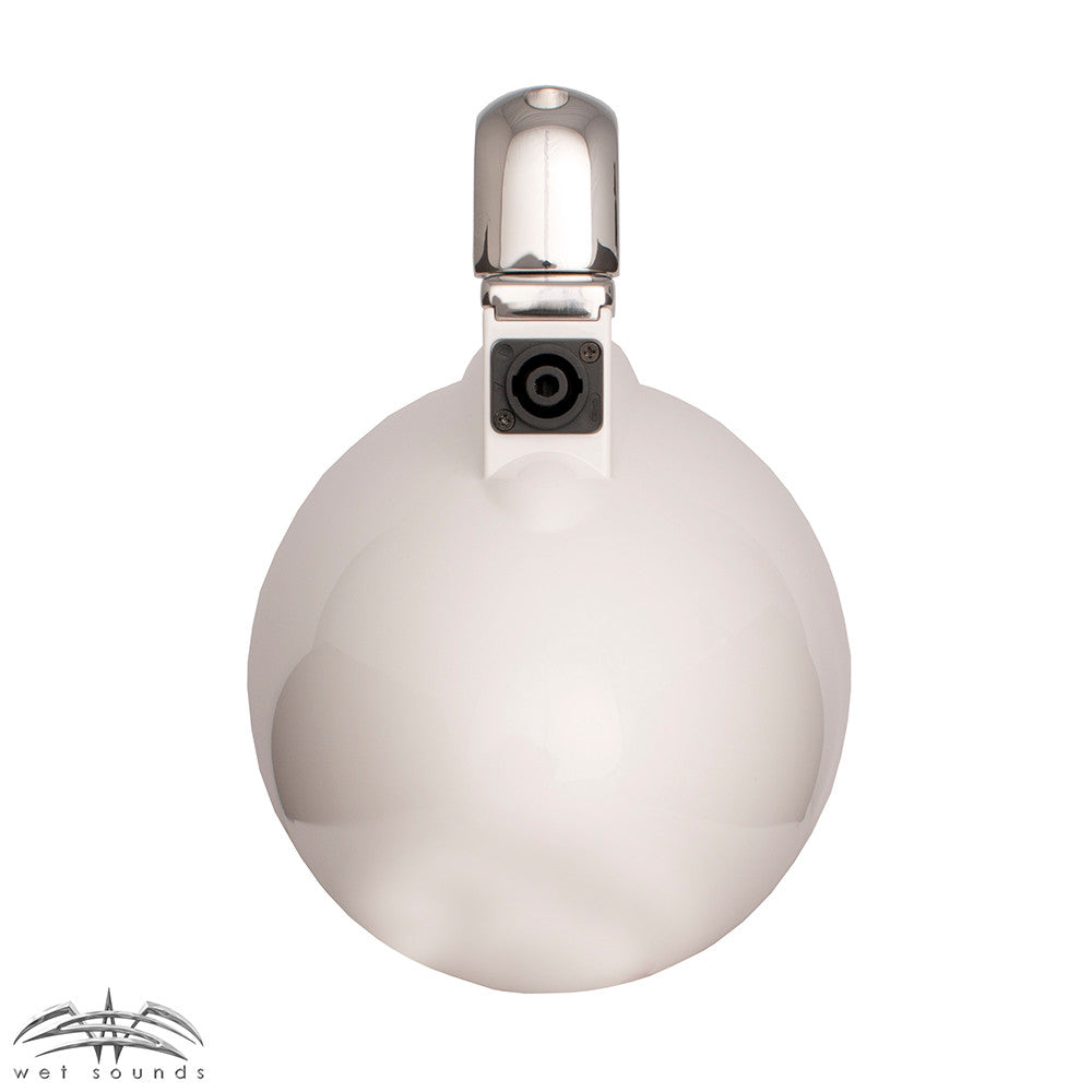 Wet Sounds 2) ICON 8 Fixed Clamp Tower Speakers - Pair White