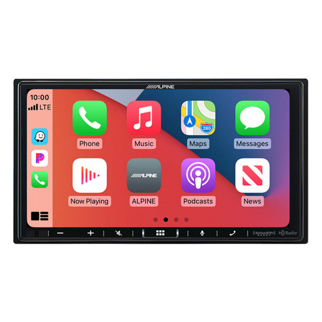 Alpine iLX-407 7-Inch Multimedia Receiver Apple Carplay and Android Auto w/ R2-S653 6.5