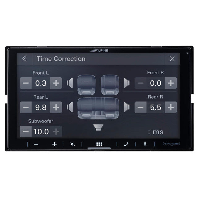 Alpine iLX-W770 Digital Multimedia Receiver with Wireless CarPlay and Android Auto Compatibility w/ (2) EL-E65-G Coaxial Speaker Set