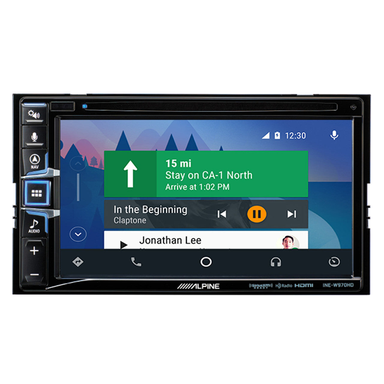 Alpine Bundle- 6.5-Inch Nav Receiver and iDatalink KIT-CHK1 2014-up Jeep Cherokee Installation Kit