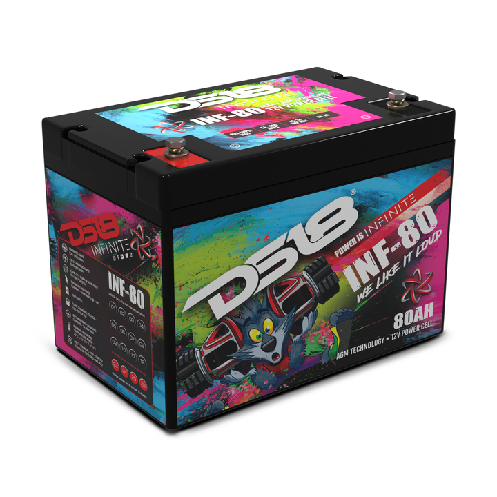 DS18 INF-80AH INFINITE 80 AH 2300 Watts AGM Power Cell 12 Volt Battery