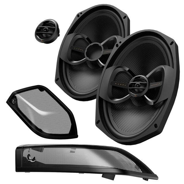 Infinity Kappa Perfect 900X Premium 6x9 Bag Lid Speakers Compatible with Harley Davidson - Includes Grilles