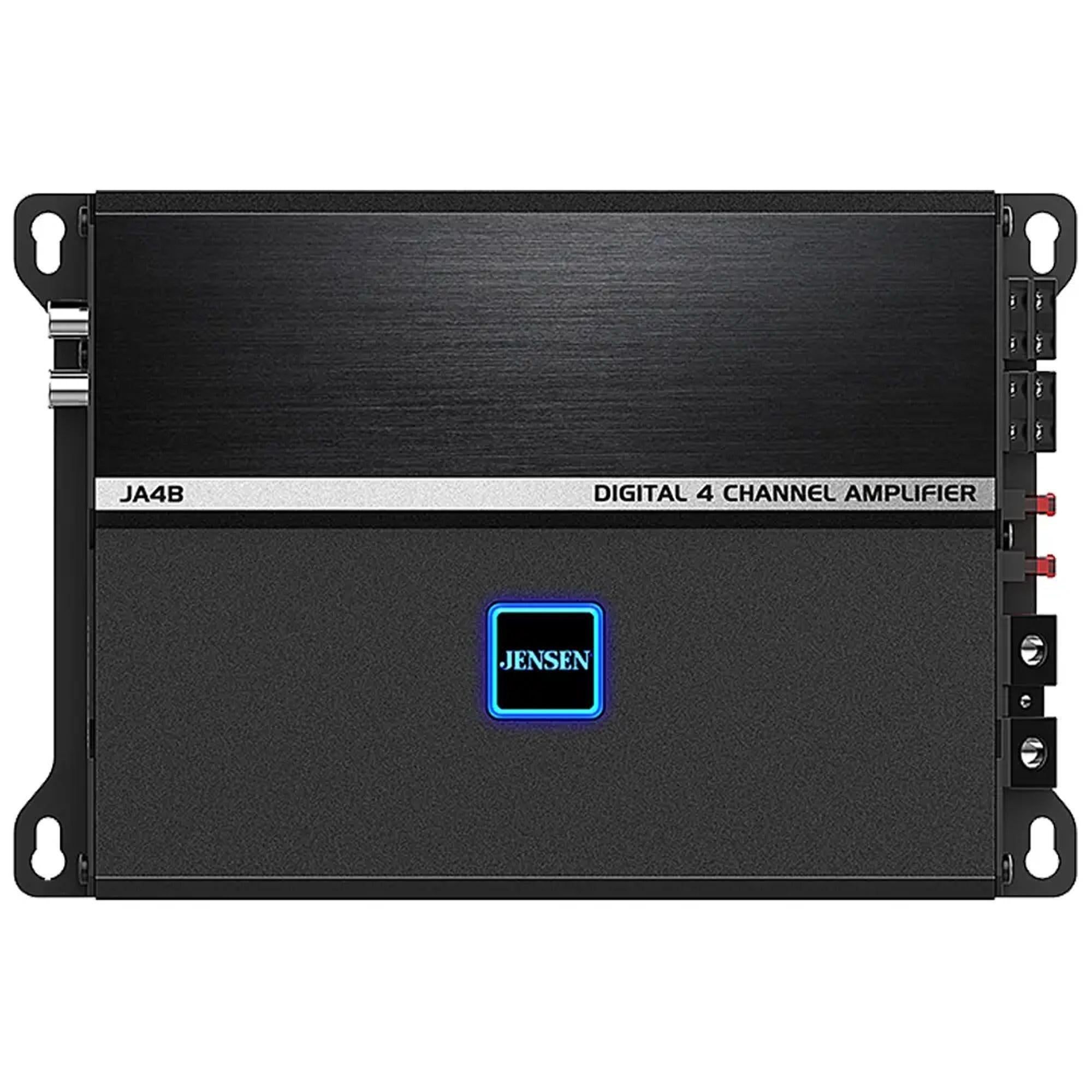 Jensen JA4B 740 Watts Class D 4ch Amp W/Bluetooth App Control