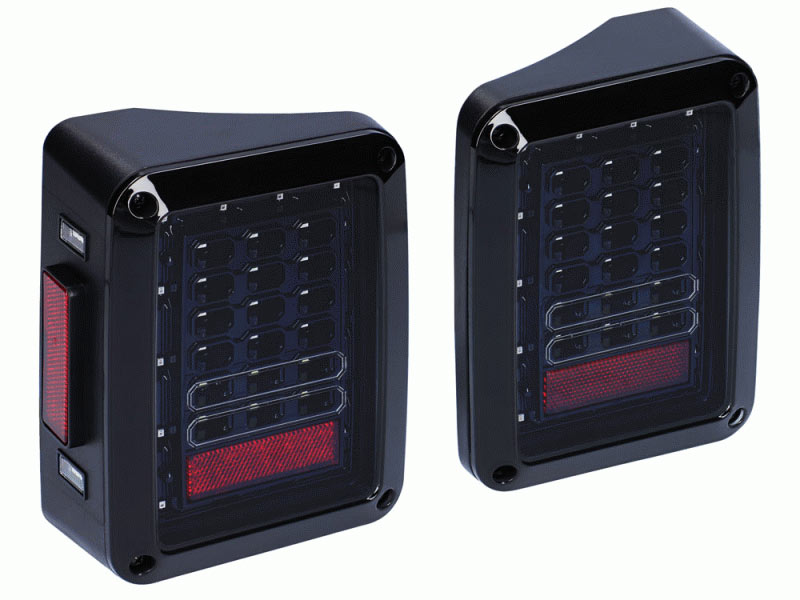 Metra Electronics  JP-TL01T LED Grid Taillights with Transparent Lens for Wrangler JK 2007