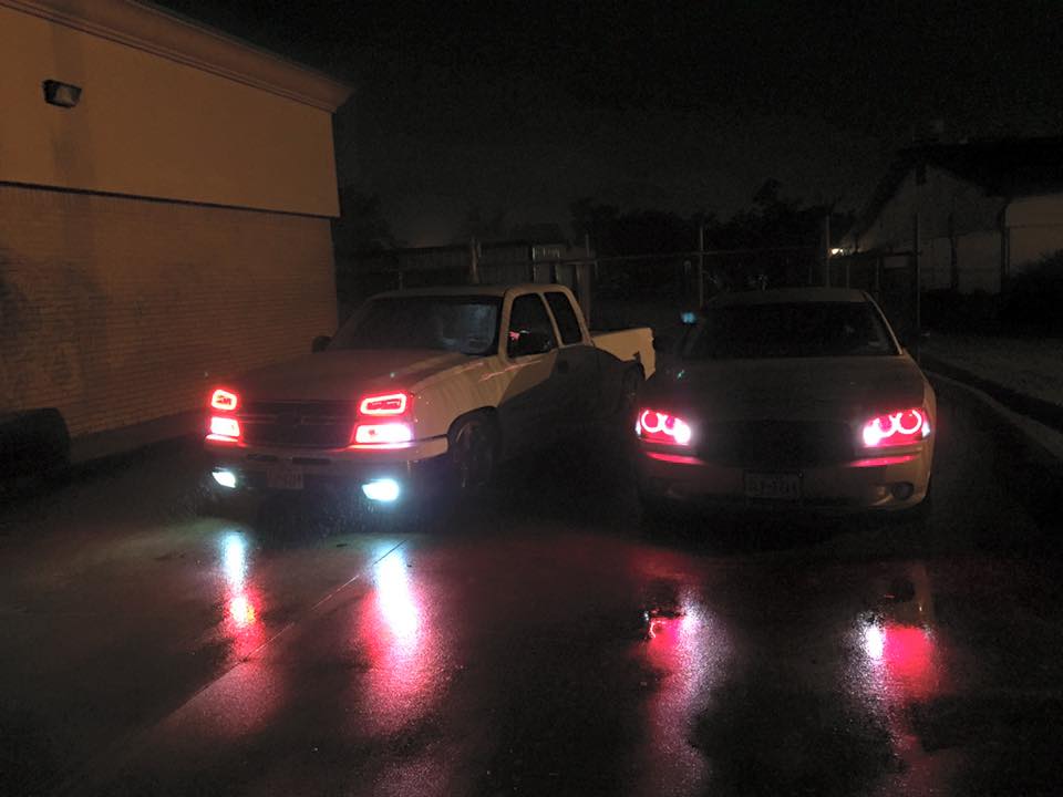 2005 - 2010 Dodge Charger Headlight Color Changing RGB Halo Pre-Built Headlights Assemby
