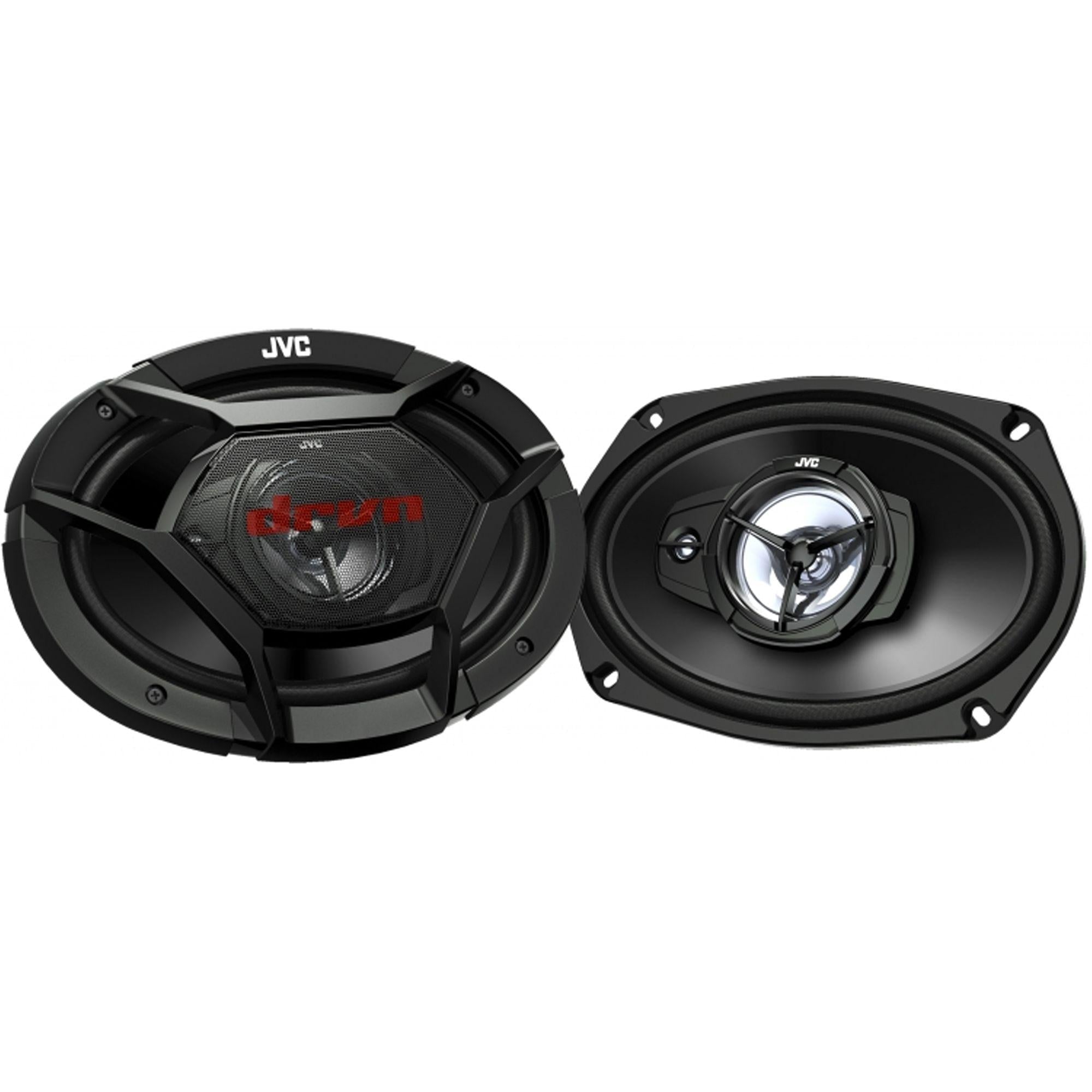 JVC CS-DR6931 6X9 Inch Car Speakers - 500 Watts of Power Per Pair, 250 Watts Each, Full Range, 3 Way, Built Tough, Perfect Factory OEM Replacements