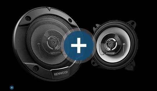Kenwood KFC-C1356S 250 Watt 5.25-Inch Dual Cone Stereo Car Audio Speaker (1 Set)