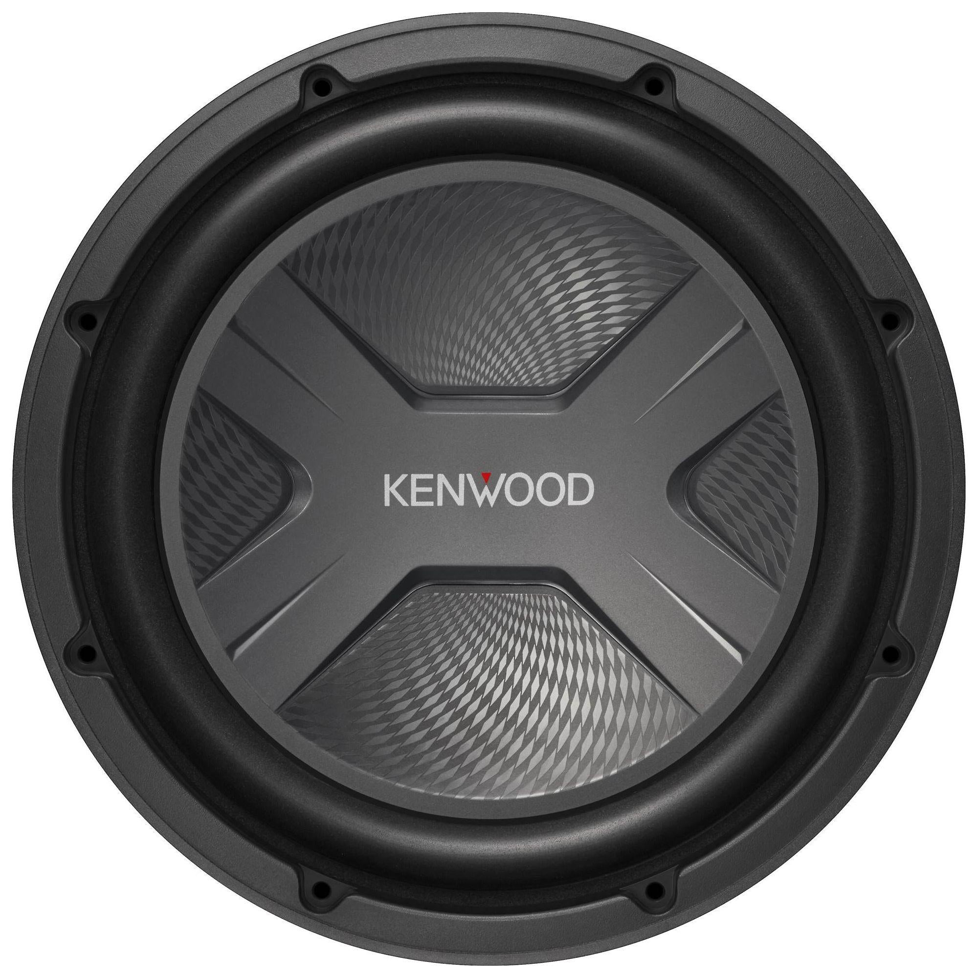 Kenwood KFC-W2541 Car Subwoofer - 1300 Watts Maximum Power, 10 Inch, Single 4 Ohm Voice Coil, Sold Individually