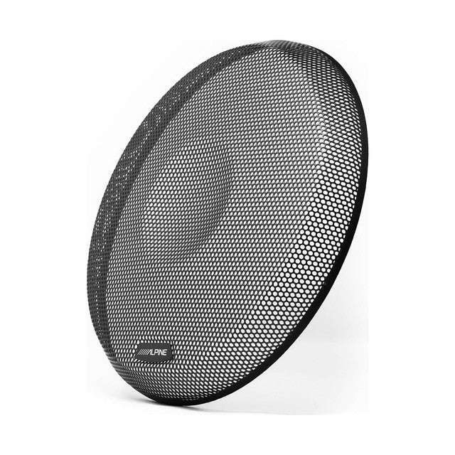 Alpine (2) RS-W12D4 12-inch R-Series Shallow Subwoofer Dual 4 Ohm & Grill Bundle