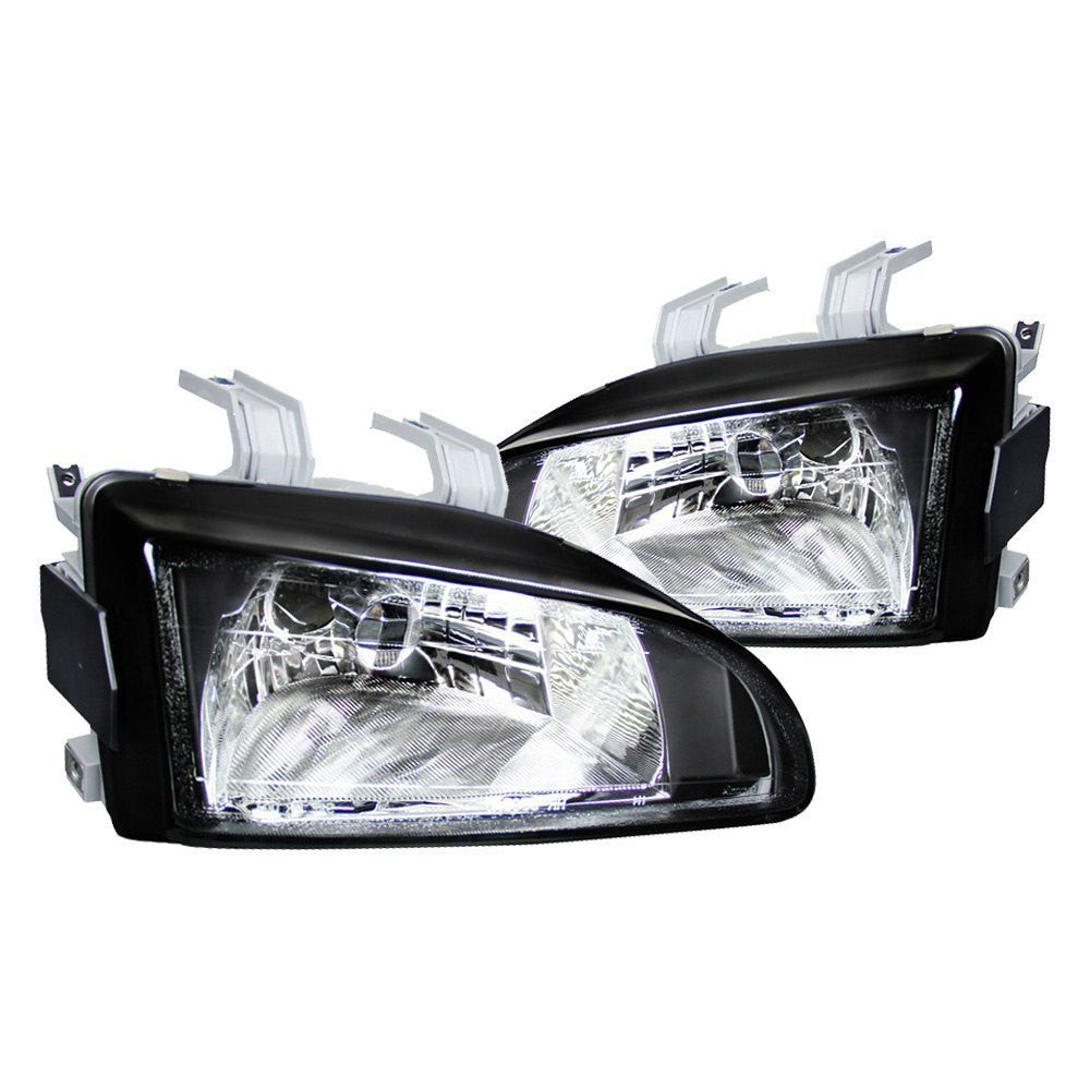 Spec-D 92-95 Honda Civic Headlights OEM Style Matte Black