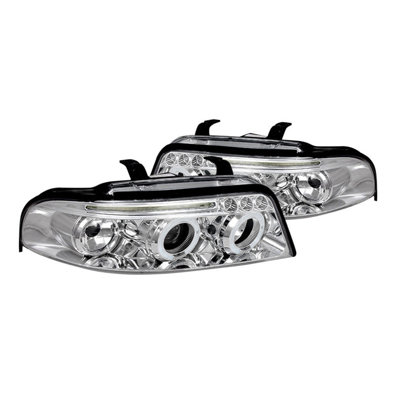 Spec-D 99-01 Audi A4 Projector Chrome OEM Halogen Headlights
