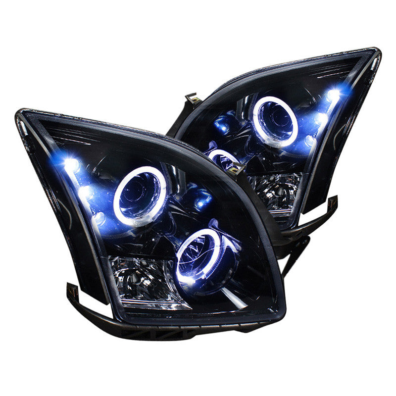 Spec-D 06-09 Ford Fusion Halo Projector Headlights Smoked