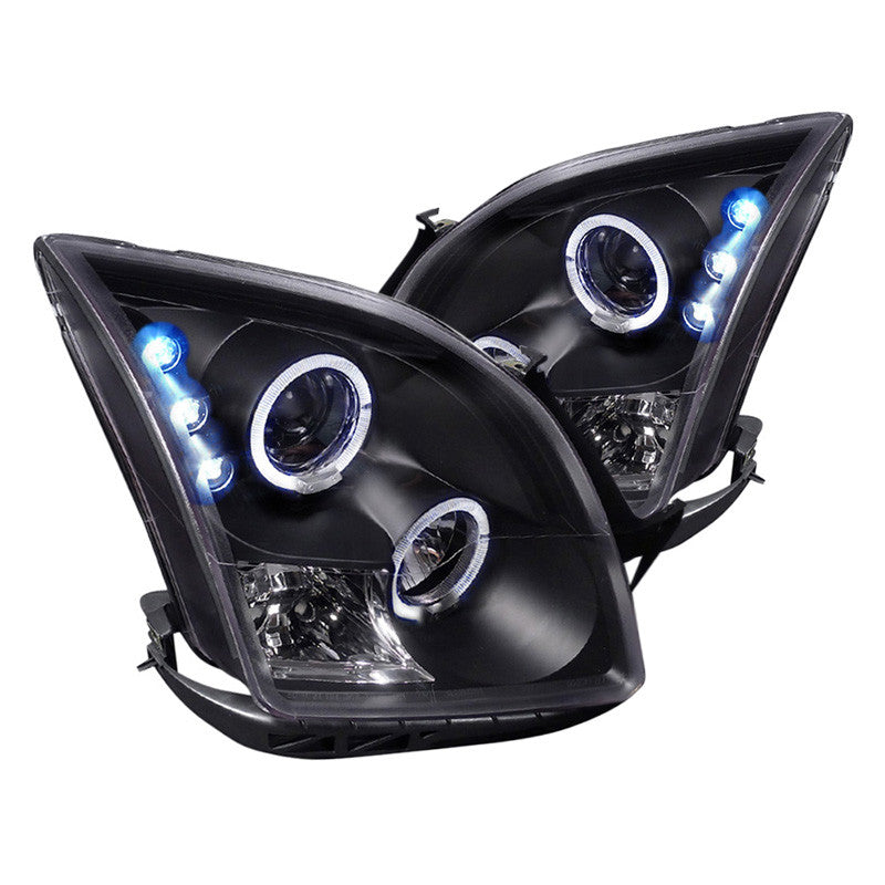 Spec-D 06-09 Ford Fusion Halo Projector Headlights Black