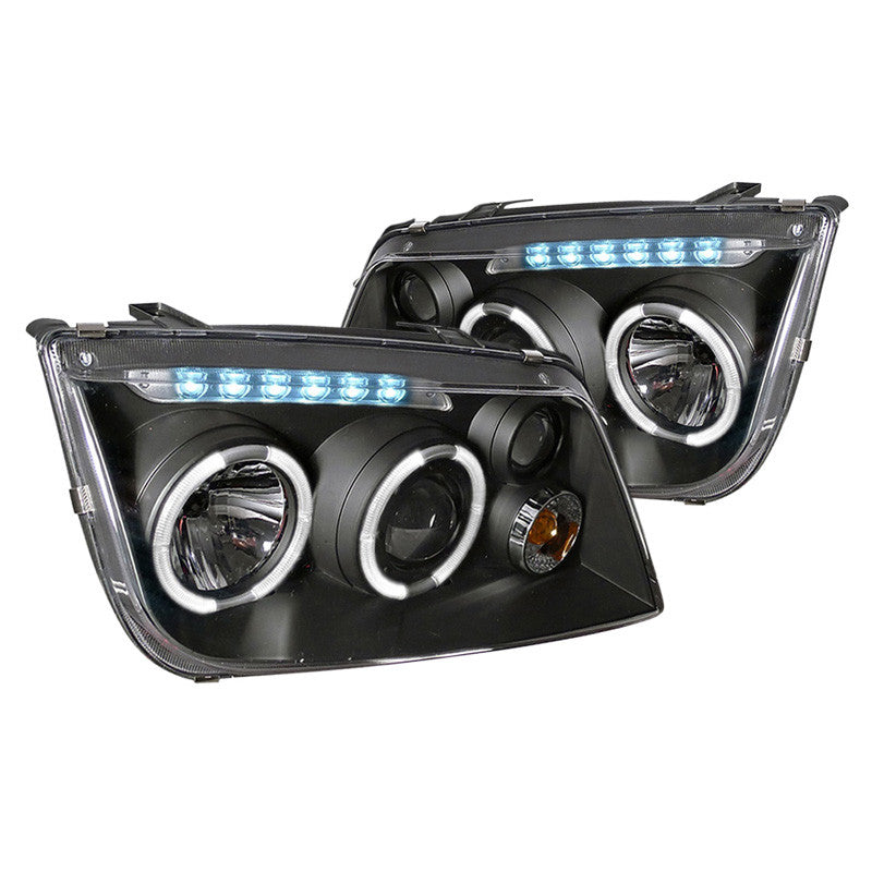 Spec-D 99-05 Vw Jetta Projector Headlights Black Fog Lights