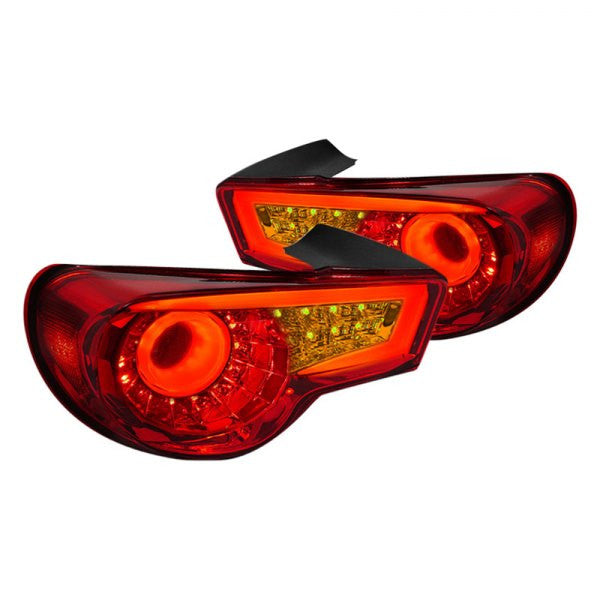 Spec-D 13-16 Scion Frs BRZ LED Tail Lights Red