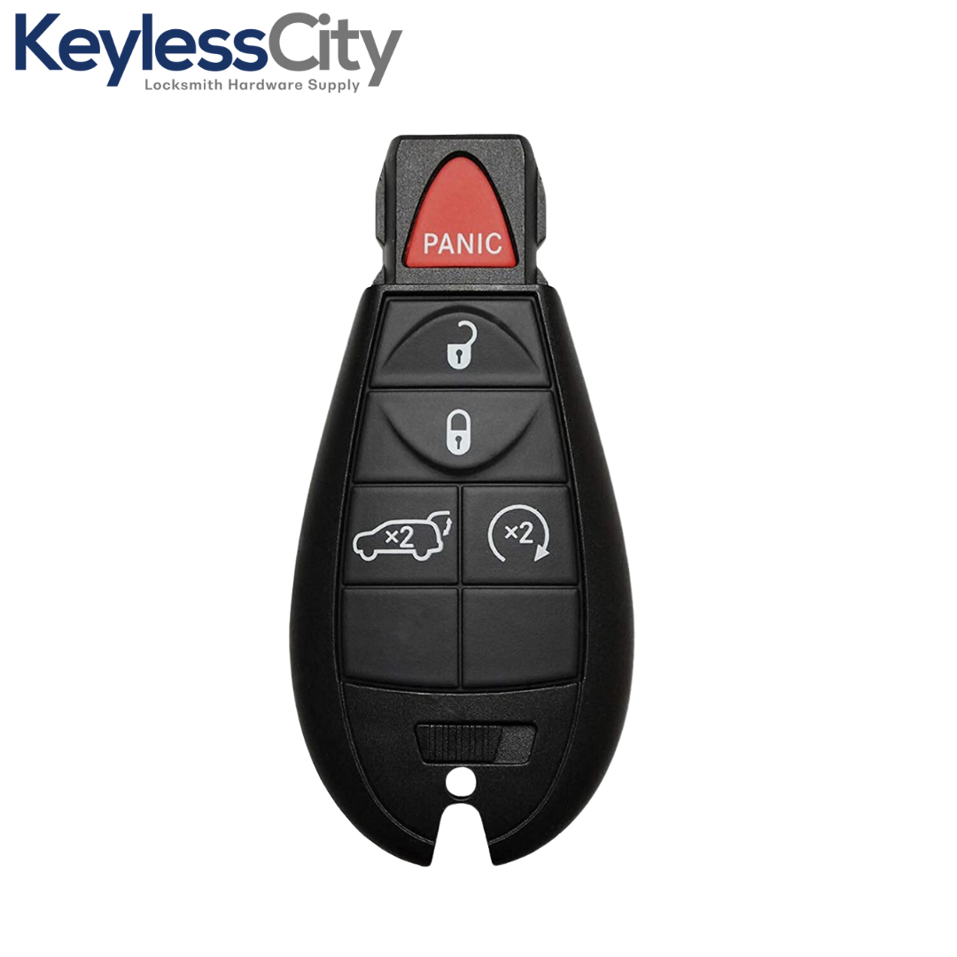 2009-2013 Jeep Grand Cherokee Dodge Durango / 5-Button Fobik Key / PN: 05026538AK / IYZ-C01C / Keyless Go Fobik (AFTERMARKET)