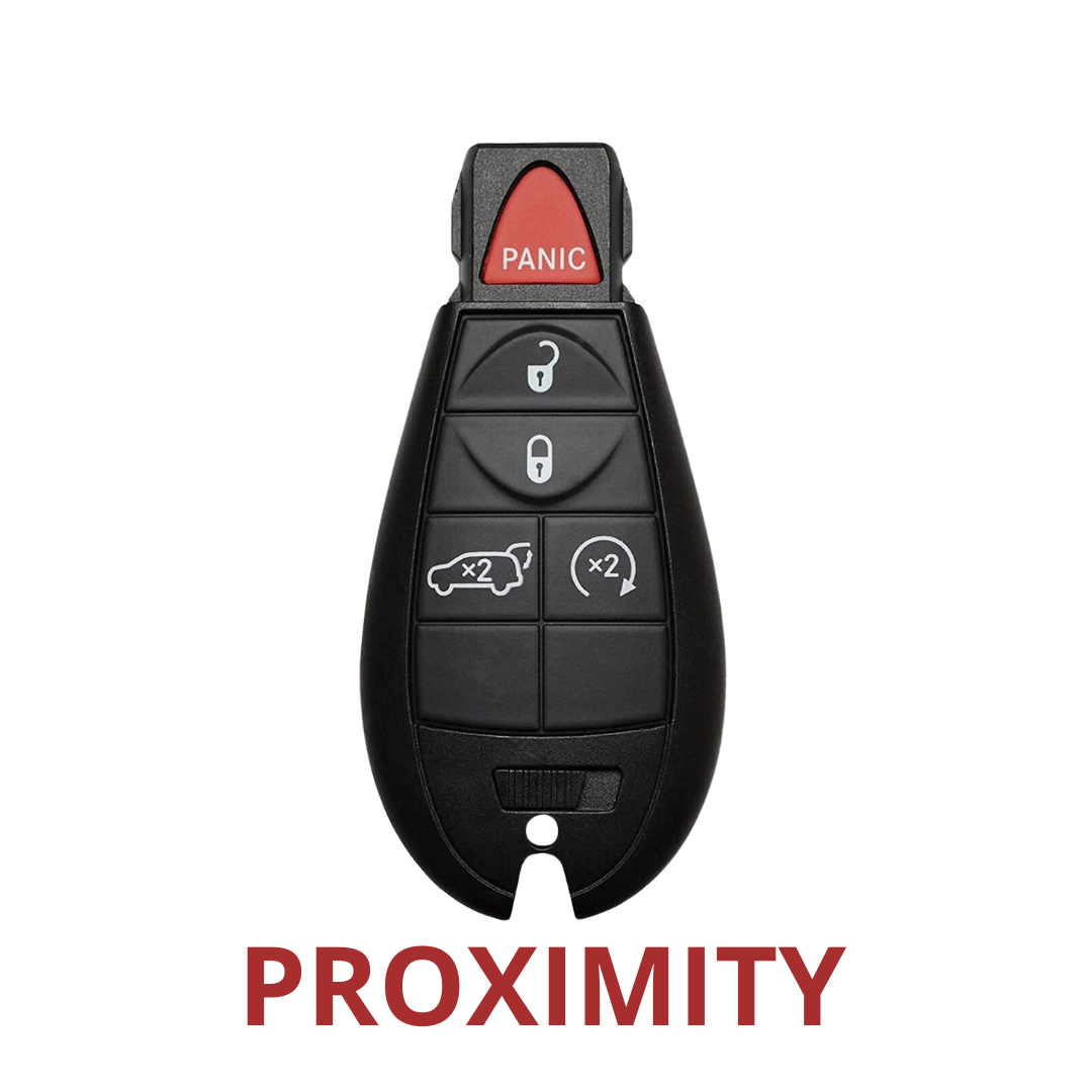 2009-2013 Jeep Grand Cherokee Dodge Durango / 5-Button Fobik Key / PN: 05026538AK / IYZ-C01C / Keyless Go Fobik (AFTERMARKET)