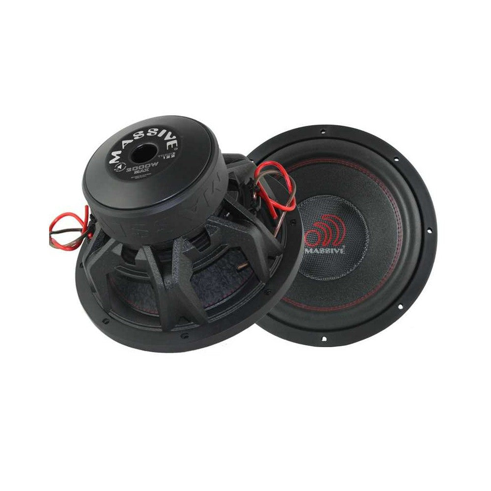 Massive Audio TOROX124 (30 cm, 1000 WRMS, Dual 4 Ohms, 86.8 dB)