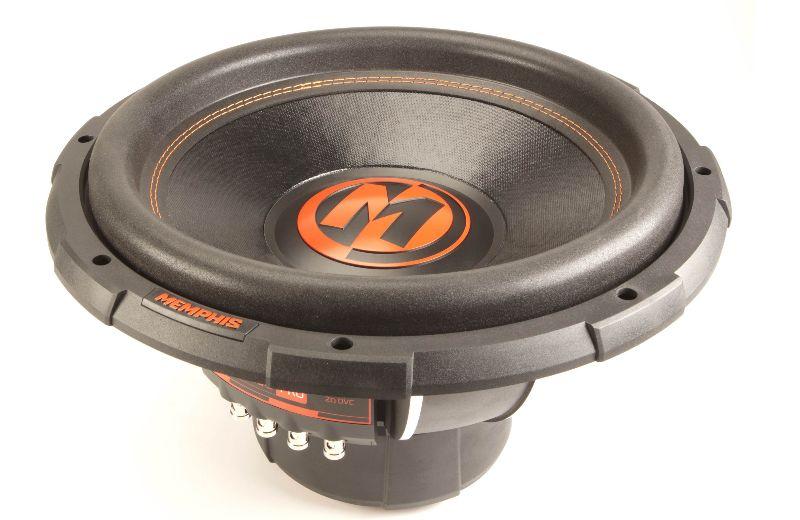 Memphis Audio MJP1544 15inch 1500 Watt MOJO Pro Car Audio Subwoofer DVC 4 ohm Sub Black