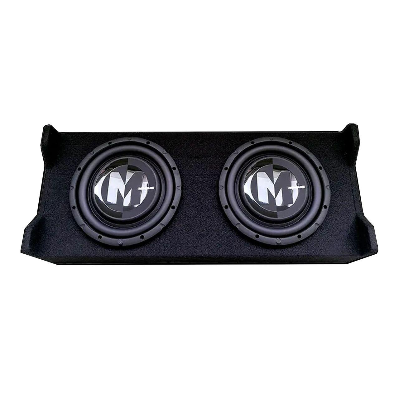Memphis Audio PRXSE10D1 PR Shallow Dua; 10” enclosure 1 Ohm