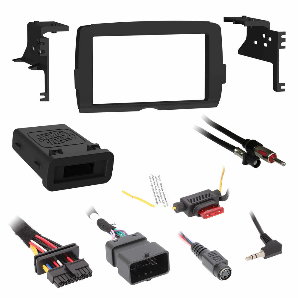Metra BC-HDR-K1 Saddle Tramp Double-DIN Dash Kit and Radio Replacement Interface for select 2014-2021 vehicles from Harley Davidson
