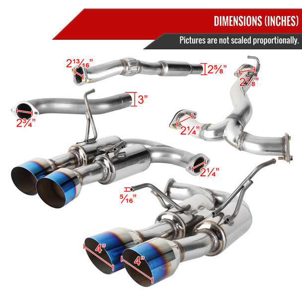 Spec-D 15-22 WRX STI 4