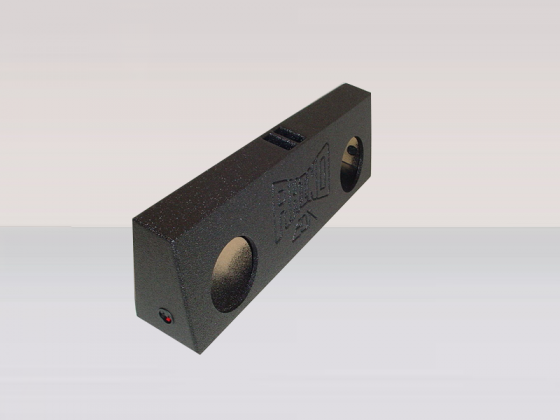 2-10'' Slot Ported Behind The Single Cab Truck Seat Poly Sub box