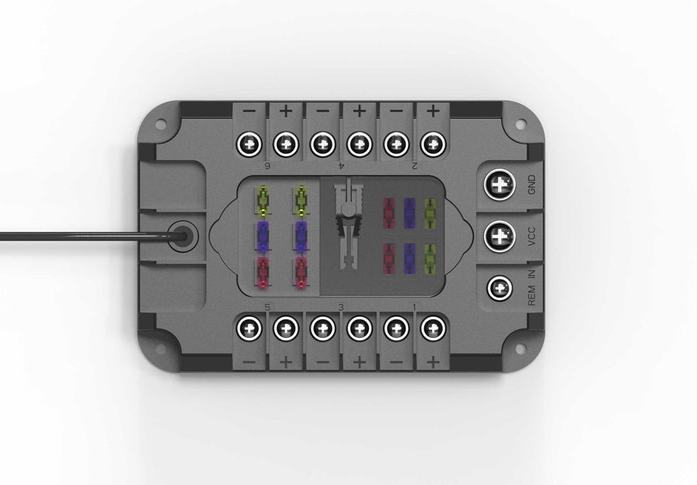 Metra MPS-SW6 6-zone Panel Switch Lighting Control Box for Powersports Applications