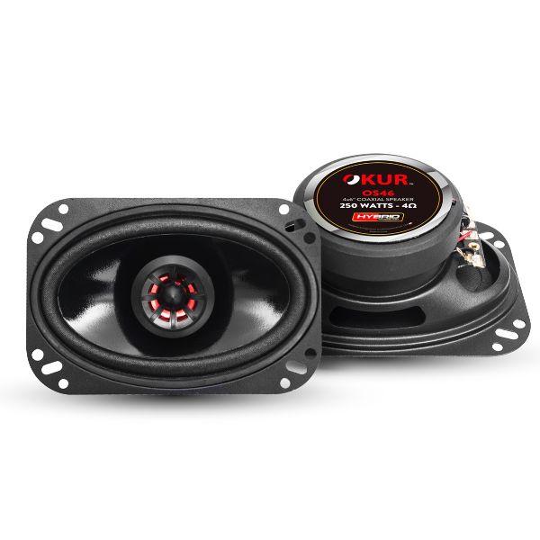 OK OS46-Way Coaxial Speakers 250 Watts Max Power 1