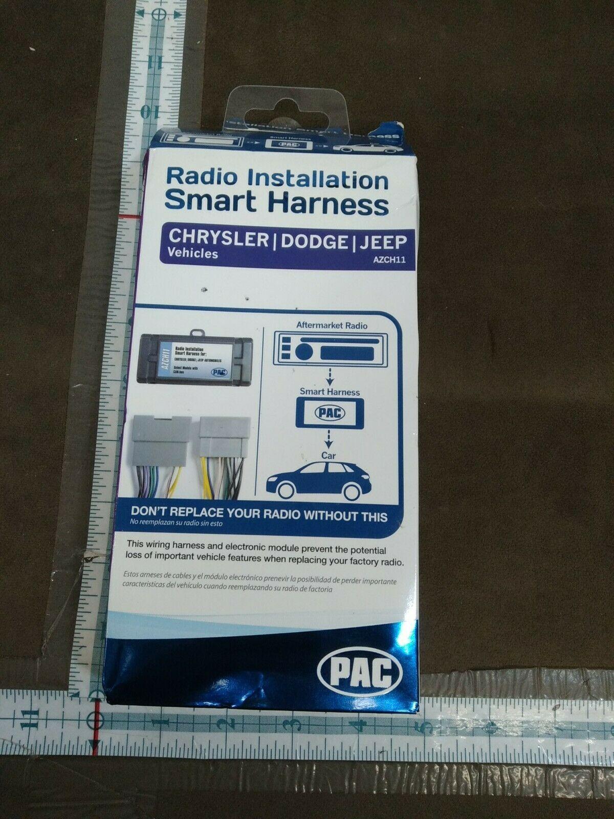 PAC AZCH11 Radio Interface Dodge Chrysler Jeep RAM AMPLIFIED VEHICLES Wiring Harness