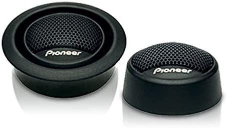 Pioneer TS-T15 3/4” Soft Dome Tweeter Car Speakers, Smooth Upper Range, Clear Sound Quality, Flush and Surface Mounting Capabilities, Pair with Midrange Drivers and Subwoofers for Full Sound (Pair)