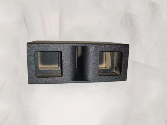 Horn Ported 2-10'' Square Hole Super Bass Pro-Poly Sub Box